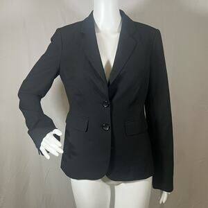 The Limited Black Collection Blazer Suit Jacket Womens Sz 4 Lined Career Button